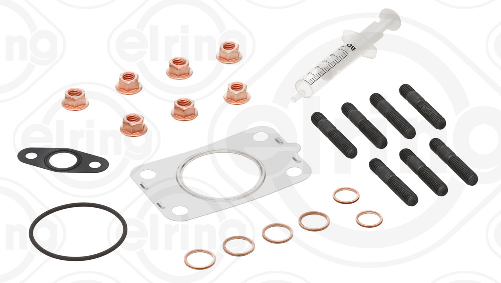 715.720, Mounting Kit, charger, Turbocharger gasket, ELRING, 04-10218-01, GS33522, JTC11029, JTC11911, JTC11983