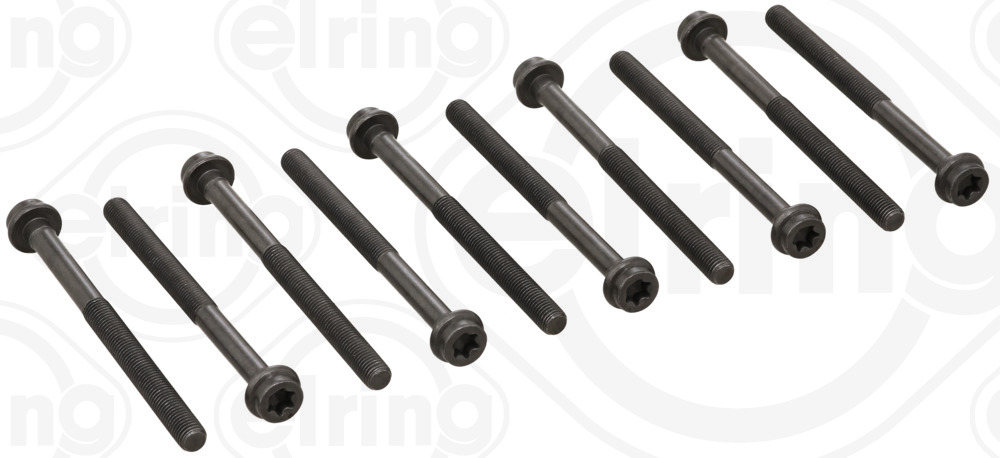 760.030, Zylinderkopfschraubensatz, Schraubensatz, ELRING, A1129900312, 14-32106-02, BK5600, GS33497A, T80689-00, 1129900212, 1129900312
