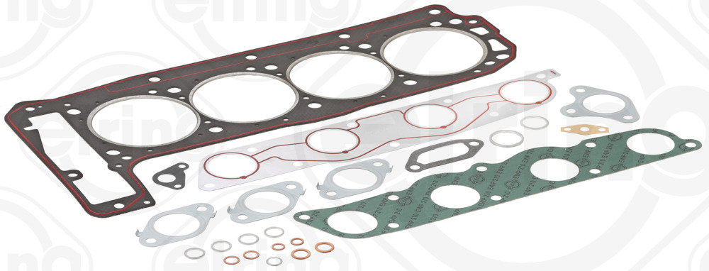 776.718, Gasket Set, cylinder head, Gasket various, ELRING, 1020106241, 1020107841, 02-25225-14, 21-26005-22/0, 418305P, 52069800, D31387, DH882, HK0341, 21-26005-25/0, 418672, 52070000, D36435, DH885, HK5591, 21-26005-54/0, 418672P, D36435-00, DH881, HK9395, 27-70243-30/0