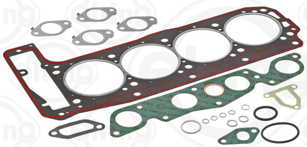 814.989, Gasket Set, cylinder head, Cylinder head gasket set, ELRING, 1020106441, 1020108041, 02-25225-12, 21-26005-25/0, 418669, 52070600, D31910-00, DH881, HK9397, 21-26005-56/0, 418669P, D36196-00, HL649, 27-70695-21/0, D36436-00