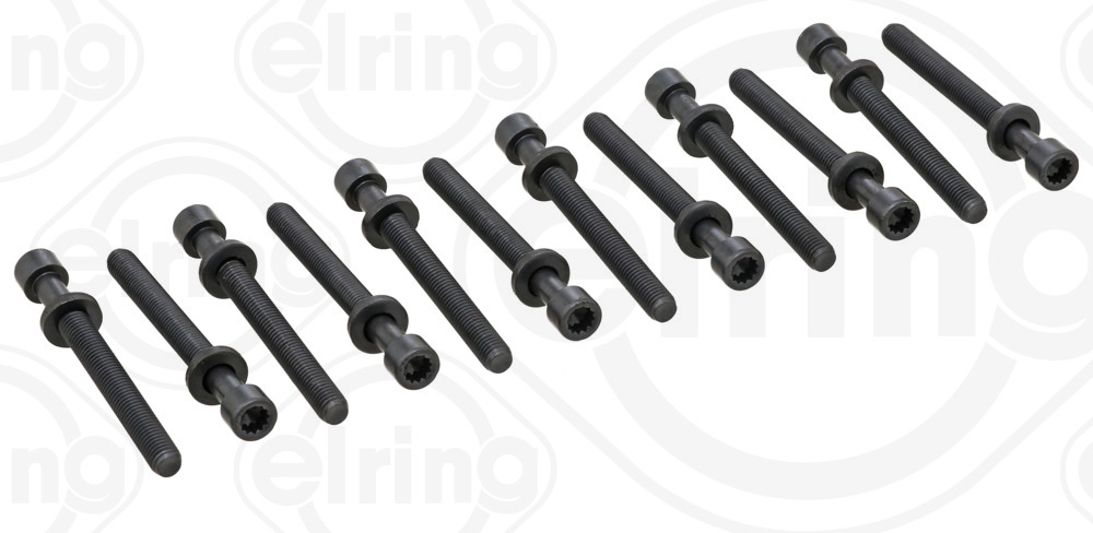 819.875, Cylinder Head Bolt Set, Bolt set, ELRING, 016230B, 14-32047-02, 22-39003B, 81000600, 9507896, BK6397, HBS021, 016819B, 81009700, 81019700, 046103385, 068103384A, 13288717, 1328871-7, 2,0/2,5LTRDIESEL, 2,0/2,5LTR.DIESEL, 2025LTRDIESEL