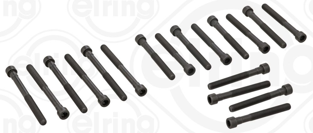 820.199, Cylinder Head Bolt Set, Bolt set, ELRING, 016270B, 14-32032-01, 22-26067B, 81005400, 9502654, BK6303, HBS045, T02654-00, 6159900112, 6159900212, 6159900312, OM615, OM616