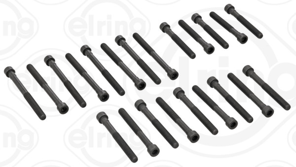 820.210, Cylinder Head Bolt Set, Bolt set, ELRING, 14-32032-02, 22-26068B, 81005600, 9550105, HBS046, T50105-00, 6159900112, 6159900212, 6159900312, OM617
