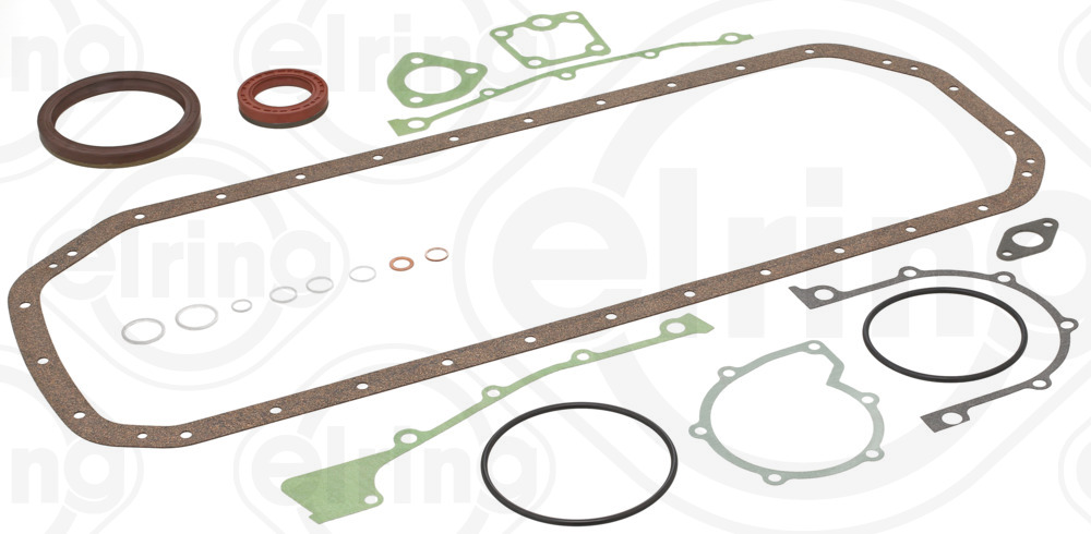 Gasket Set, crank case - 888.389 ELRING - 11001267942, 11111735046, 08-22601-02