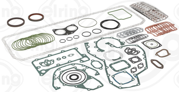 Full Gasket Set, engine - 891.224 ELRING - 51.00900.6457, 51.00900.6475, 01-25110-38
