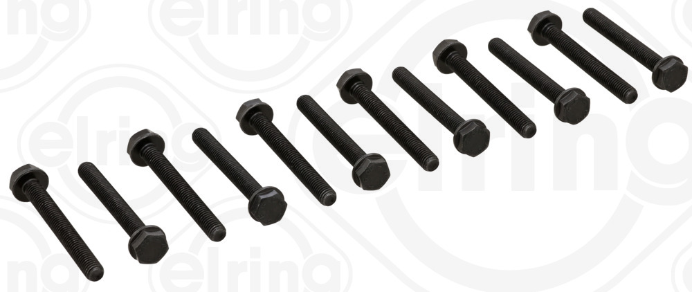 897.450, Bolt Set, crankshaft brackets, Bolt set, ELRING, 1005216, 1257600, 9186548, N90066601, N90130001