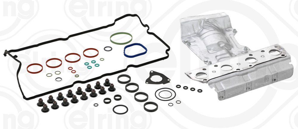 898.110, Gasket Set, cylinder head, Cylinder head gasket set, ELRING, 11120427689, 02-37633-01, 21-30449-00/0, 52283900, 83403623, 9715415, CH6440, D38326-00, HK8778, HS26453PT, HS54783, 02-38005-01, 9815415, D40616-00, HK9775, HS26458PT, 02-38005-02, D40616-01, 02-38005-03, D40616-10