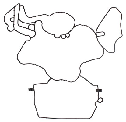 Gasket, housing cover (crankcase) - 122.472 ELRING - 059103161T, 958.101.161.02