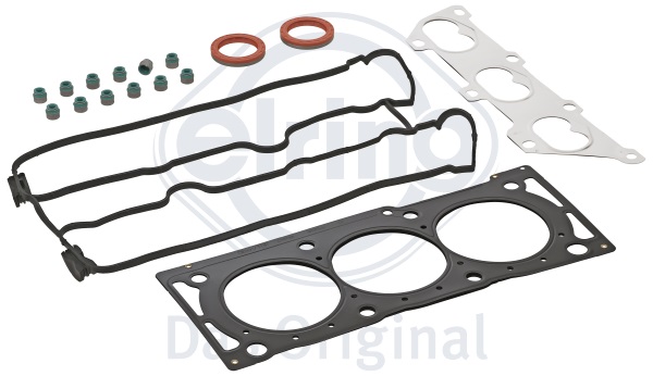 124.900, Gasket Set, cylinder head, Cylinder head gasket set, ELRING, 1606164, 1606280, 93172408, 93181987, 02-34430-02, 418494P, 52226300, D37086-00, HK1736, HS26489PT, HS54735, 52254300