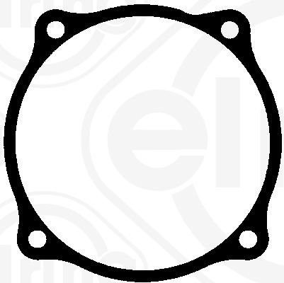 Gasket, timing case cover - 490.381 ELRING - 9062320180, A9062320180