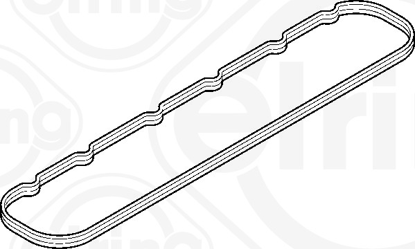 539.810, Gasket, cylinder head cover, Cylinder head cover gasket, ELRING, 98427866, 15234, 71-33942-00, JM661, X53014-01, 71-82890-00, X59297-01