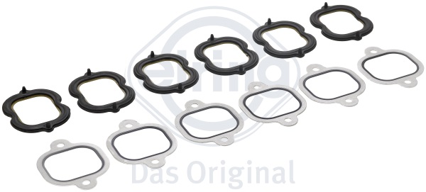 574.140, Gasket Set, intake manifold, Intake manifold gasket, ELRING, 401.410, 451.090, 4570980180, 4571410080, 4571420180, A4571420180