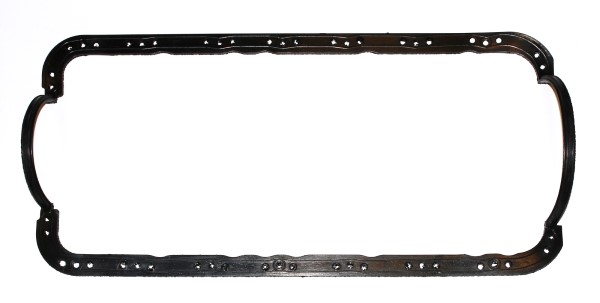 587.486, Gasket, oil sump, Oil pan gasket, ELRING, 480-1009021, 6140090, 6166108, 83SM6710AA, 88SM6710AA, 023940AO, 04734, 1026550, 14023500, 19608, 50-025409-00, 70-26979-00, JJ348, OP4370, 023940P, 50-025409-10, 71-26979-00, X04734-01, 23940