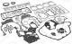 Full Gasket Set, engine - 007.900 ELRING - 51.00900-6707, 01-27660-12, S37179-00