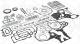 Full Gasket Set, engine - 008.750 ELRING - 51.00900-6646, 01-27660-08, S38369-00