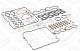 Gasket Set, cylinder head - 029.350 ELRING - 02-10180-01, 11127583203, 52386800