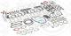 Full Gasket Set, engine - 046.036 ELRING - 911.100.905.00, 01-23405-05, FX321