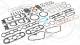 Gasket Set, cylinder head - 046.087 ELRING