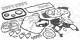 Full Gasket Set, engine - 177.530 ELRING - 51.00900-6760, 01-27660-22, 50436800
