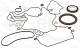 Gasket Set, crank case - 339.380 ELRING - 08-10000-01, 54187300, B38736-00