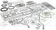 Full Gasket Set, engine - 374.340 ELRING - 01-25275-31, 51.00900-6675, S90368-00