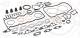 Full Gasket Set, engine - 383.680 ELRING - 10101-VK527, A0101-VK527, 01-53749-01