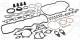 Full Gasket Set, engine - 383.710 ELRING - 10101-5M025, 01-53194-01, 430397P