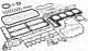 Full Gasket Set, engine - 452.660 ELRING - 01-36885-04, 2996737, S38746-00
