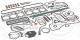 Full Gasket Set, engine - 563.464 ELRING - 275525-4, 01-23155-04, 20-24160-01/0
