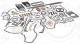 Full Gasket Set, engine - 563.502 ELRING - 275551-0, 01-23160-06, 20-24166-04/0