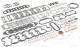 Gasket Set, cylinder head - 570.000 ELRING - 0000323902, 5000793037, 5000814482