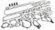 Full Gasket Set, engine - 597.450 ELRING - A0101-VC128, FF5740