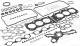 Full Gasket Set, engine - 631.910 ELRING - 04111-31444, 01-54250-01, 50282800
