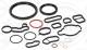 Gasket Set, crank case - 648.340 ELRING - 54228300, 54263600, 54265100