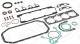 Full Gasket Set, engine - 703.703 ELRING - 50090400, S31187, S31187-00