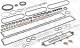 Gasket Set, crank case - 756.067 ELRING - 275785-4, 08-31517-01, 20-25262-08/0