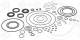 Gasket Set, automatic transmission - 821.430 ELRING - 1087298282