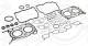 Full Gasket Set, engine - 822.160 ELRING - 01-10257-01, 10105AB490