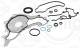 Gasket Set, crank case - 854.010 ELRING - 08-26248-01, 68078554AD, 7B0198011A