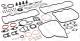 Full Gasket Set, engine - 872.310 ELRING - 5001873994, 7485151135, 51088800