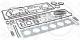 Full Gasket Set, engine - 900.340 ELRING - 51.00900-6692, 01-37180-02, S38405-00