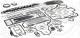 Dichtungsvollsatz, Motor - 912.090 ELRING - 51.00900-6793, 51.00900-6808