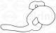 Dichtung, Wasserpumpe - 994.740 ELRING - 36020, BC3Z8507-A, K32581
