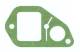 Gasket, intake manifold - 245.840 ELRING - 12313151
