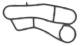 Dichtung, Ölkühler - 301.490 ELRING - 08.18.016, 11422247380, 5650930
