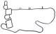 Seal, oil pump - 570.180 ELRING - 1412878, EPL-878
