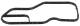 Seal, coolant pipe - 649.930 ELRING - 11062-00QAB, 110624453R