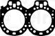 Gasket, cylinder head - 829.618 ELRING - 3550160520, 30-020838-10, AS450