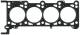 Gasket, cylinder head - 877.422 ELRING - 057103383CD, 415522P, 61-35950-10