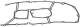 Gasket, timing case - 919.899 ELRING - 11141739905, 919.897, 11141743033